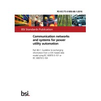BS PD IEC/TS 61850-80-1:2016