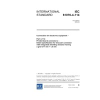 IEC 61076-4-114 Ed. 1.0 en:2003