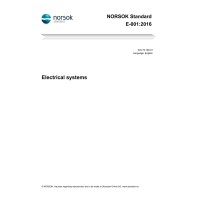 NORSOK E-001:2016