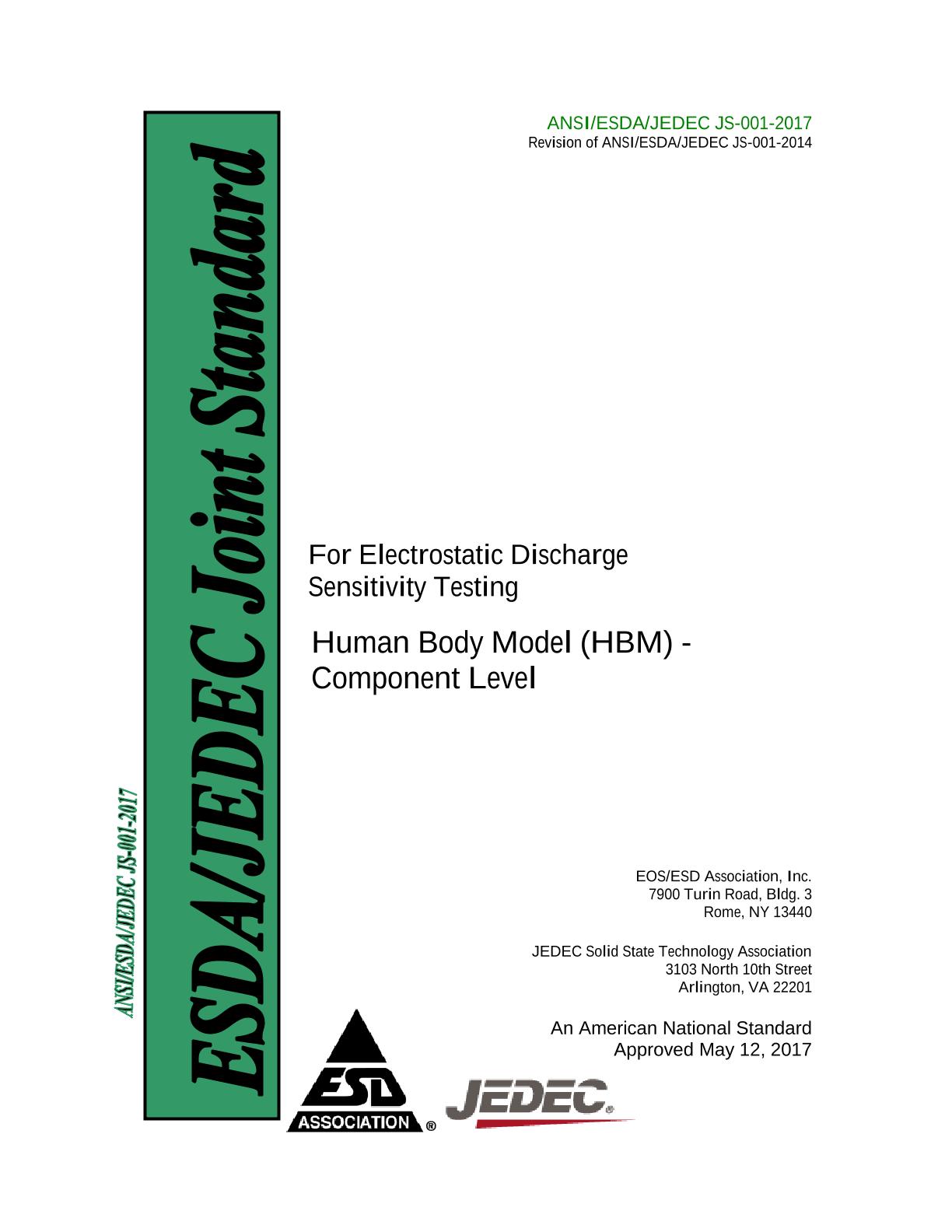 JEDEC JS-001-2017 | 2017 edition pdf