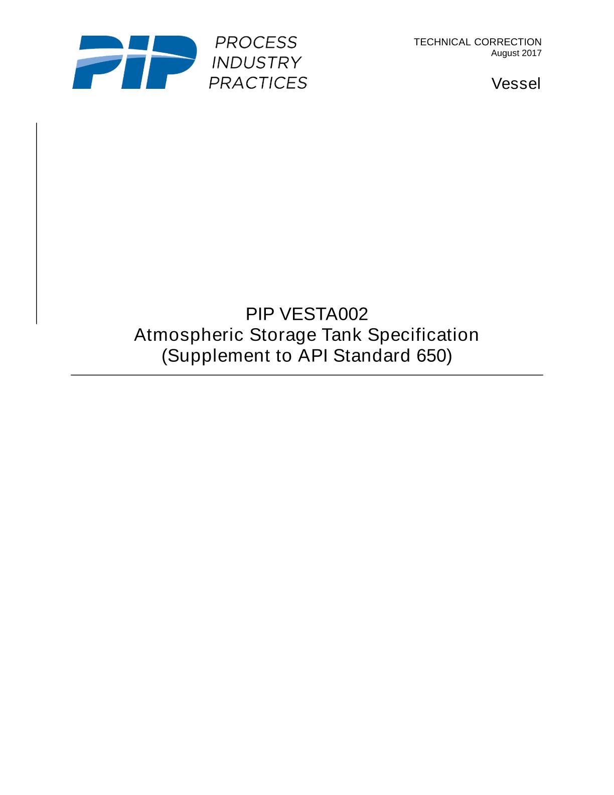 PIP VESTA002 | 2017 edition pdf